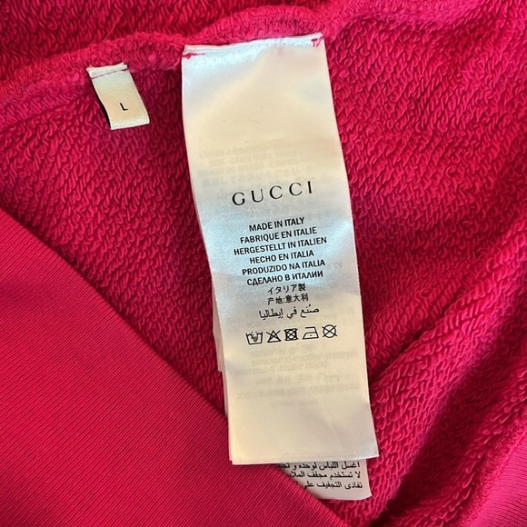 GUCCI Loved Patch Cotton-jersey Sweatshirt In - Picture 7 of 7